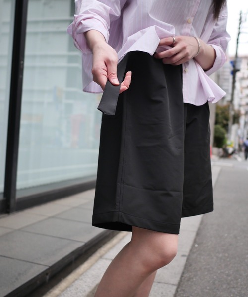 BEAVER（ビーバー）の「B omnivore/ビーオムニボー　PS BELT SHORTS PSベルトショーツ（その他パンツ・メンズ・チャコールグレー/ブラック・L/M）」の6枚目の写真