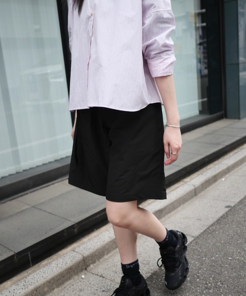 BEAVER（ビーバー）の「B omnivore/ビーオムニボー　PS BELT SHORTS PSベルトショーツ（その他パンツ・メンズ・チャコールグレー/ブラック・L/M）」の4枚目の写真