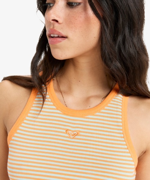 ROXY(ロキシー)の「SUNLIGHT BOOST/ロキシークロップド丈ストライプタンクトップ(タンクトップ・レディース・オレンジ・SMALL/X-SMALL/MEDIUM)」の12枚目の写真
