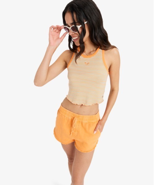 ROXY(ロキシー)の「SUNLIGHT BOOST/ロキシークロップド丈ストライプタンクトップ(タンクトップ・レディース・オレンジ・SMALL/X-SMALL/MEDIUM)」の17枚目の写真