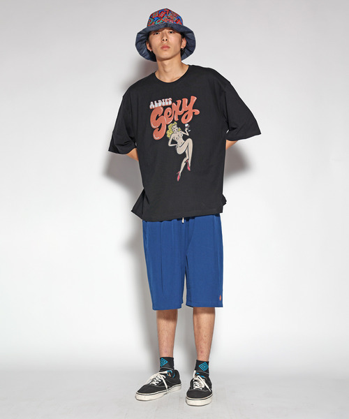 ALDIES(アールディーズ)の「Sexy Girl Big T / セクシーガールビッグT(Tシャツ/カットソー・メンズ・ブラック/ホワイト/ライトグリーン・FREE)」の20枚目の写真