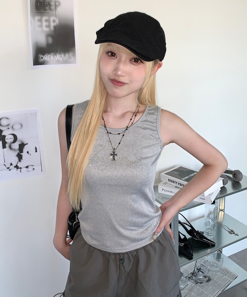 ルグランブルー　ラインストーンスカルタンクトップ ESTNATION / ラインストーンタンクトップ｜ESTNATION ONLINE