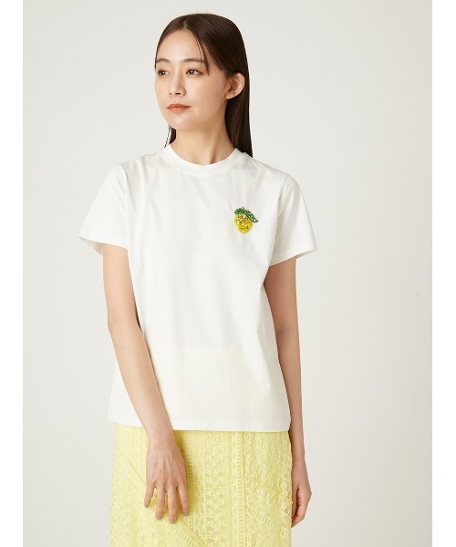 Patou | オーガニックコットン エンブロイダリーパトゥ Tシャツ
