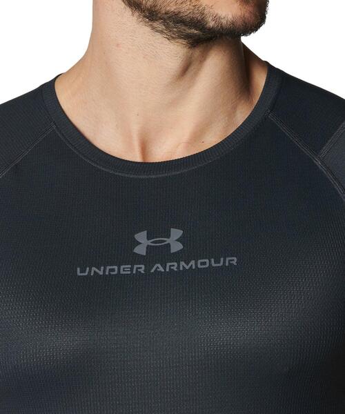 UNDER ARMOUR(アンダーアーマー)の「UAアイソチル ベント コンプレッション ショートスリーブ シャツ(トレーニング/メンズ)(Tシャツ/カットソー・メンズ・カーキ・M/L/2XL/S/XL)」の2枚目の写真