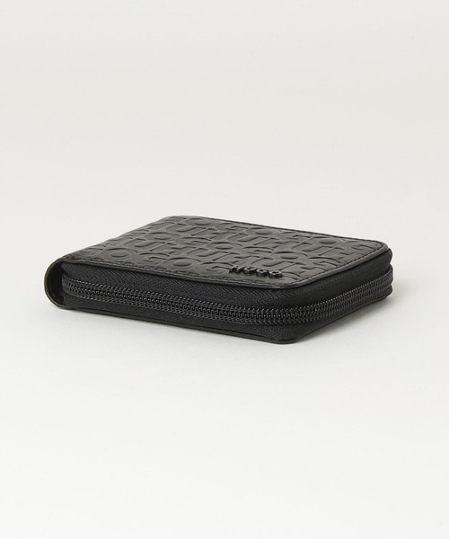 セール】ラウンドジップウォレット マットレザー スタックロゴ（財布