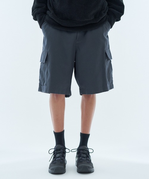 ESTNATION（エストネーション）の「ESTNATION / ツイル カーゴショーツ（その他パンツ・メンズ・ダークグリーン/チャコールグレー/レオパード・MEDIUM/LARGE/SMALL）」の2枚目の写真