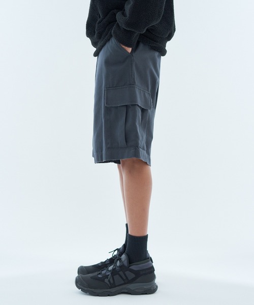 ESTNATION（エストネーション）の「ESTNATION / ツイル カーゴショーツ（その他パンツ・メンズ・ダークグリーン/チャコールグレー/レオパード・MEDIUM/LARGE/SMALL）」の16枚目の写真