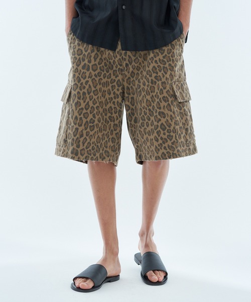 ESTNATION（エストネーション）の「ESTNATION / ツイル カーゴショーツ（その他パンツ・メンズ・ダークグリーン/チャコールグレー/レオパード・MEDIUM/LARGE/SMALL）」の4枚目の写真