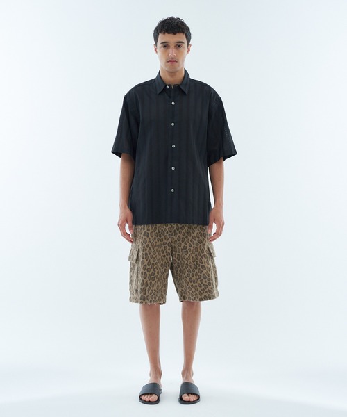 ESTNATION（エストネーション）の「ESTNATION / ツイル カーゴショーツ（その他パンツ・メンズ・ダークグリーン/チャコールグレー/レオパード・MEDIUM/LARGE/SMALL）」の6枚目の写真