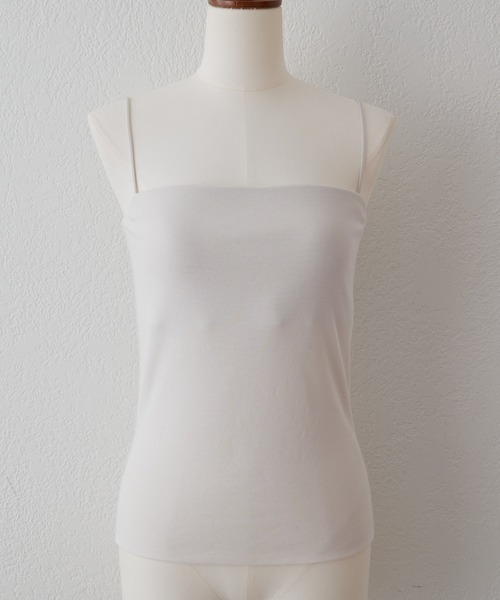Whim Gazette(ウィムガゼット)の「【myporter】キャミソール(キャミソール・レディース・ブラック/グレイッシュベージュ/ホワイト・36/38)」の13枚目の写真
