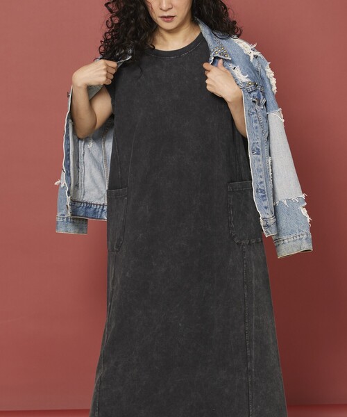 Freada フリーダ　ワンピース セール】Freada/フリーダ シボリ プリント ティアード