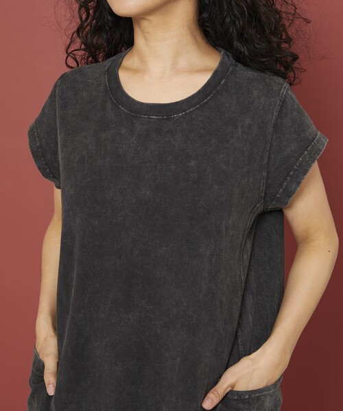 Freada(フリーダ)の「Freada/フリーダ ケミカルウォッシュ カットワンピース(ワンピース・レディース・ライトピンク/チャコールグレー/ワインレッド・MEDIUM/SMALL)」の18枚目の写真