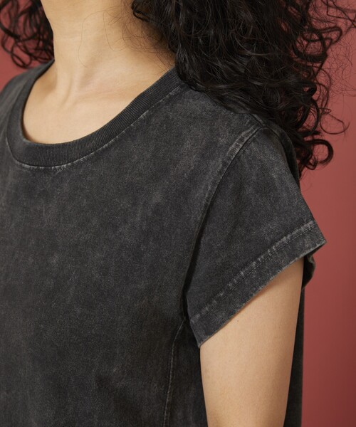 Freada(フリーダ)の「Freada/フリーダ ケミカルウォッシュ カットワンピース(ワンピース・レディース・ライトピンク/チャコールグレー/ワインレッド・MEDIUM/SMALL)」の19枚目の写真