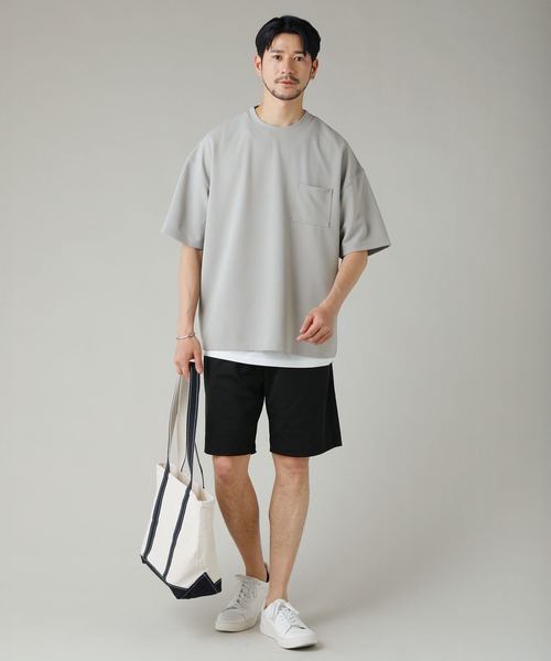 LIL VENDARS(リルヴェンダース)の「Buyer's Select/【接触冷感/吸水速乾/高通気】COOL THROUGH ハーフパンツ(その他パンツ・メンズ・ライトグレー/サックスブルー/ブラック/チャコール・LL/M/L)」の6枚目の写真