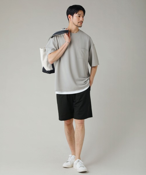 LIL VENDARS(リルヴェンダース)の「Buyer's Select/【接触冷感/吸水速乾/高通気】COOL THROUGH ハーフパンツ(その他パンツ・メンズ・ライトグレー/サックスブルー/ブラック/チャコール・LL/M/L)」の7枚目の写真