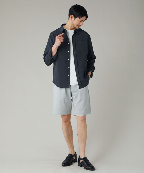 LIL VENDARS(リルヴェンダース)の「Buyer's Select/【接触冷感/吸水速乾/高通気】COOL THROUGH ハーフパンツ(その他パンツ・メンズ・ライトグレー/サックスブルー/ブラック/チャコール・LL/M/L)」の9枚目の写真