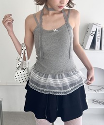 キャミソール（グレー/灰色系・フリル）ファッション通販 - ZOZOTOWN