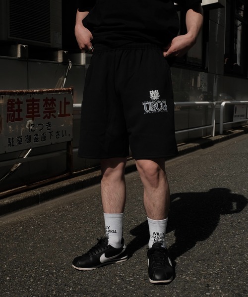 made in standard (メイドインスタンダード)の「MADE IN STANDARD メイドインスタンダード / "USCG"9INCH SWEAT SHORTS(その他パンツ・メンズ・ブラック/ヘザーグレー・MEDIUM/LARGE/X-LARGE)」の15枚目の写真