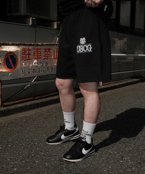 made in standard (メイドインスタンダード)の「MADE IN STANDARD メイドインスタンダード / "USCG"9INCH SWEAT SHORTS(その他パンツ・メンズ・ブラック/ヘザーグレー・MEDIUM/LARGE/X-LARGE)」の16枚目の写真