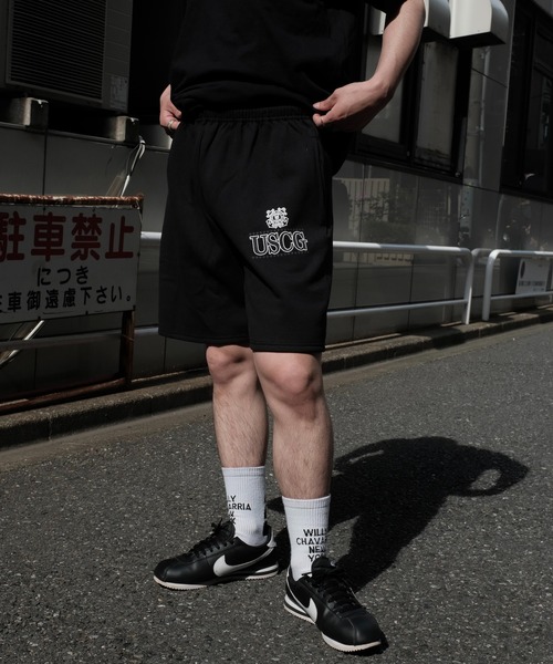 made in standard (メイドインスタンダード)の「MADE IN STANDARD メイドインスタンダード / "USCG"9INCH SWEAT SHORTS(その他パンツ・メンズ・ブラック/ヘザーグレー・MEDIUM/LARGE/X-LARGE)」の18枚目の写真