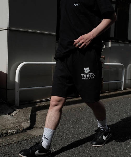 made in standard (メイドインスタンダード)の「MADE IN STANDARD メイドインスタンダード / "USCG"9INCH SWEAT SHORTS(その他パンツ・メンズ・ブラック/ヘザーグレー・MEDIUM/LARGE/X-LARGE)」の19枚目の写真