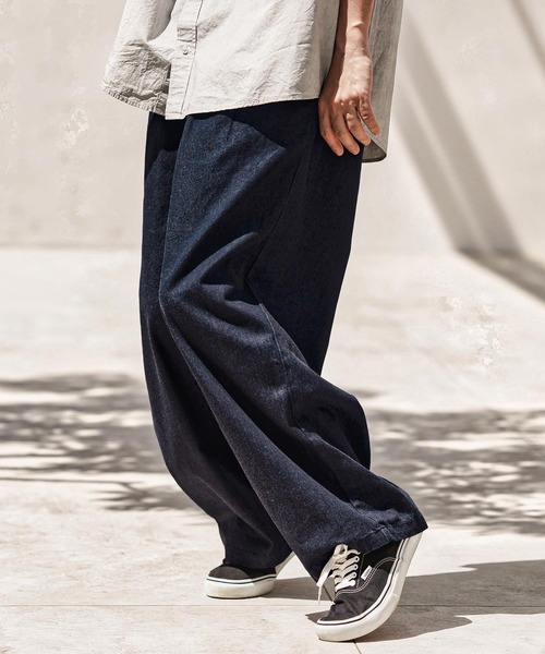 mp13680-7.5OZデニムイージータックパンツ（デニムパンツ）｜CAMBIO