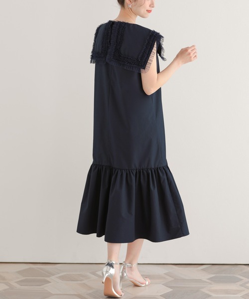 【展示会人気No.1】チュールフリルワンピース FREAK'S STORE/チュールフリルワンピース / シアーワンピース