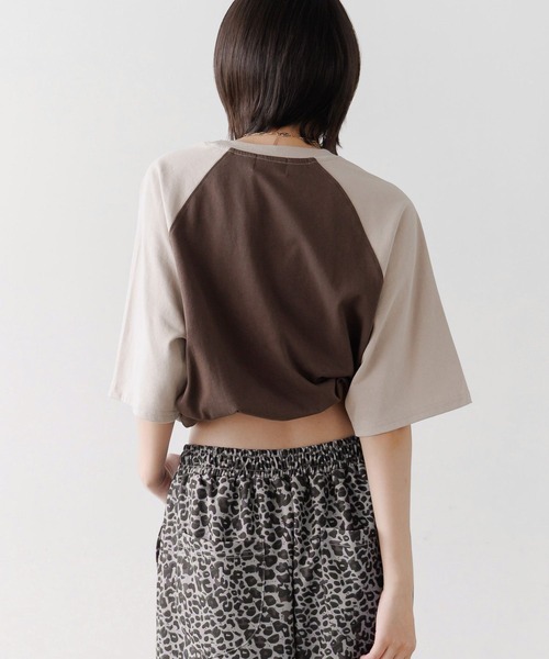 PBLIM(ページボーイリム)の「《UNISEX》カウガールラグランTシャツ(Tシャツ/カットソー・レディース・ブラウン系その他/クリーム・FREE)」の13枚目の写真