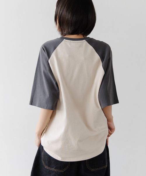 PBLIM(ページボーイリム)の「《UNISEX》カウガールラグランTシャツ(Tシャツ/カットソー・レディース・ブラウン系その他/クリーム・FREE)」の18枚目の写真