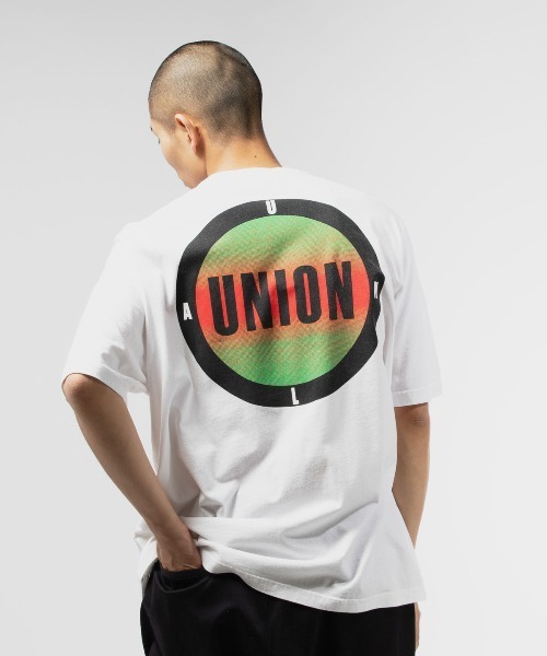 UNION(UNION TOKYO)(ユニオン)の「UNION TOKYO EMBLEM TEE ユニオントーキョー(Tシャツ/カットソー・メンズ・ブラック/ホワイト系その他・SMALL/MEDIUM/LARGE/X-LARGE/XX-LARGE)」の1枚目の写真