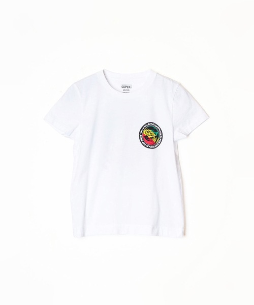 セール】SUPER FINE S/S T-SHIRT (RASTER CIRCLE) スーパーファイン