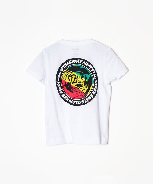 holiday スーパーファインTシャツ (フレンズホリデイ）　XLサイズ セール】SUPER FINE S/S T-SHIRT (RASTER CIRCLE) スーパーファイン