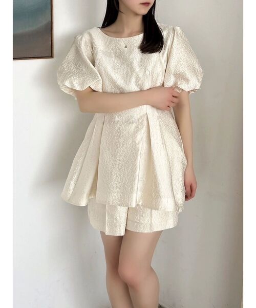 dazzlin 【藤井サチコラボ】フクレジャカードチュニック dazzlin パンツ 「藤井サチコラボ」フクレジャカードチュニック