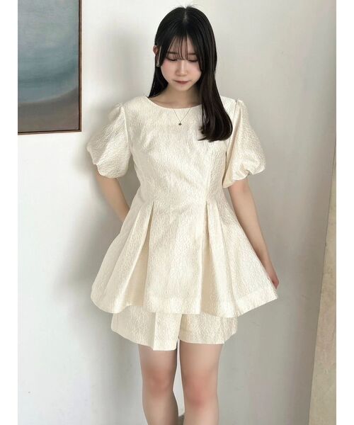 dazzlin(ダズリン)の「【藤井サチコラボ】フクレジャカードチュニックショートパンツ(その他パンツ・レディース・ブラック/オフホワイト・SMALL/MEDIUM)」の18枚目の写真