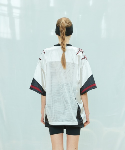 LARTIGENT(ラーティゼン)の「L9 BIG NUMBER FOOTBALL TOP(Tシャツ/カットソー・レディース・ホワイト/ネイビー・FREE)」の12枚目の写真