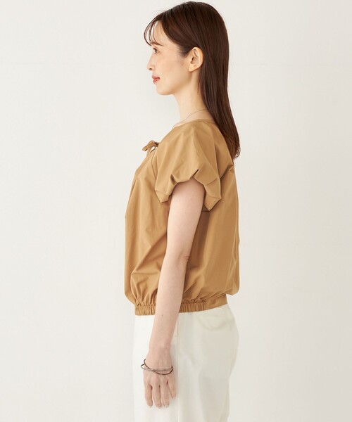 【新品タグ付き】pinue バルーンスリーブブラウス（ベージュ） バルーンスリーブブラウス（BEIGE） - PINUE