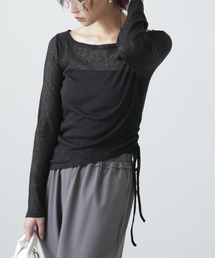 FREE'S MART | ◇メランジドロストシャーリングカットソー(Tシャツ/カットソー)