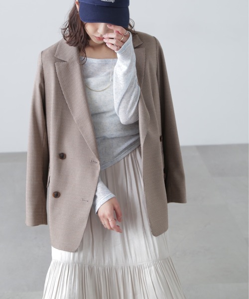 FREE'S MART（フリーズマート）の「◇メランジドロストシャーリングカットソー（Tシャツ/カットソー・レディース・ブルー/ホワイト/ブラック/ブラウン・FREE）」の11枚目の写真