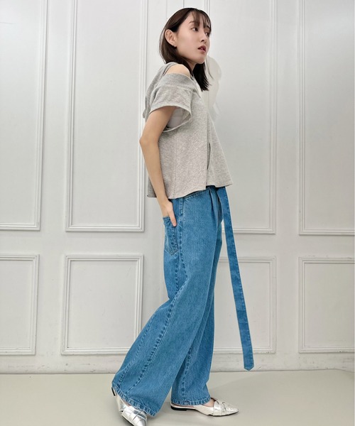 AVIE(アビィ)の「スリットデザインフーディプルオーバー(パーカー・レディース・トップグレー/モカ/ブラック・38)」の17枚目の写真