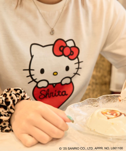 HELLO KITTY】コラボハートロゴTシャツ（Tシャツ/カットソー