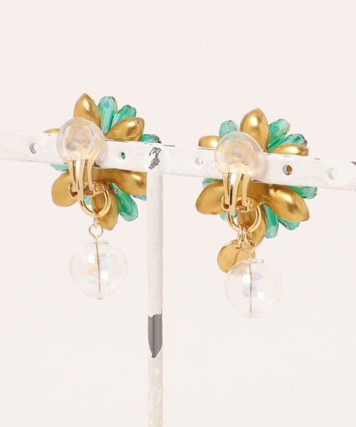 tone(トーン)の「【Agaro】No.461 Flora Bubble (MA)(ピアス(両耳用)・レディース・ブラウン/グレー/レッド/グリーン・FREE)」の5枚目の写真