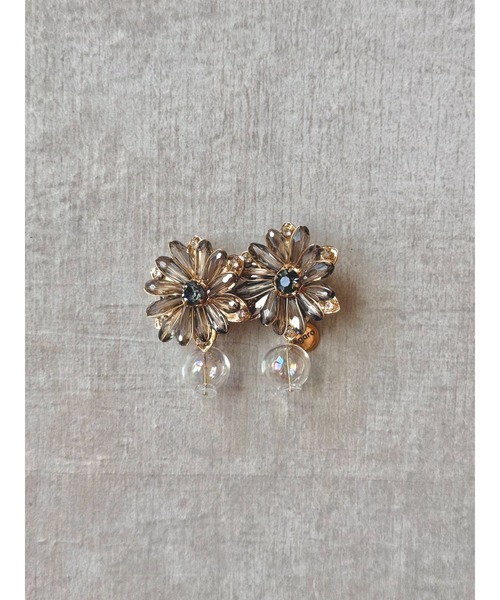 tone(トーン)の「【Agaro】No.461 Flora Bubble (MA)(ピアス(両耳用)・レディース・ブラウン/グレー/レッド/グリーン・FREE)」の1枚目の写真