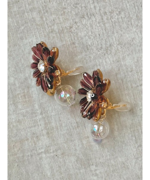 tone(トーン)の「【Agaro】No.461 Flora Bubble (MA)(ピアス(両耳用)・レディース・ブラウン/グレー/レッド/グリーン・FREE)」の10枚目の写真