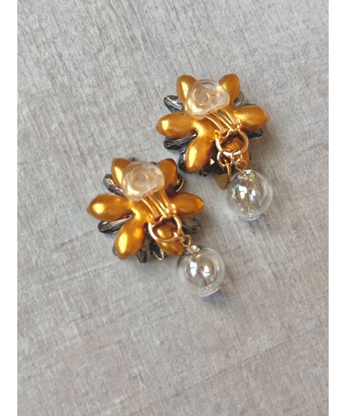 tone(トーン)の「【Agaro】No.461 Flora Bubble (MA)(ピアス(両耳用)・レディース・ブラウン/グレー/レッド/グリーン・FREE)」の11枚目の写真