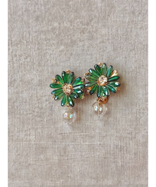 tone(トーン)の「【Agaro】No.461 Flora Bubble (MA)(ピアス(両耳用)・レディース・ブラウン/グレー/レッド/グリーン・FREE)」の8枚目の写真