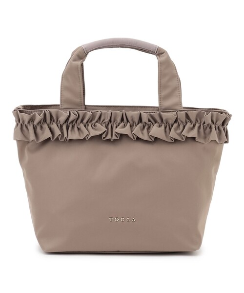 TOCCA(トッカ)の「FRILL GARLAND NYLONTOTE トートバッグ(トートバッグ・レディース・レッド系/ブラック系/ベージュ系・F)」の17枚目の写真