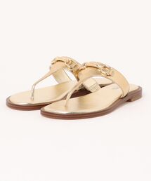 MICHAEL KORS | CARSON クラック メタリック レザー サンダル(サンダル)