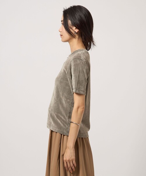 シアー フロッキー Tシャツ（Tシャツ/カットソー）｜green label