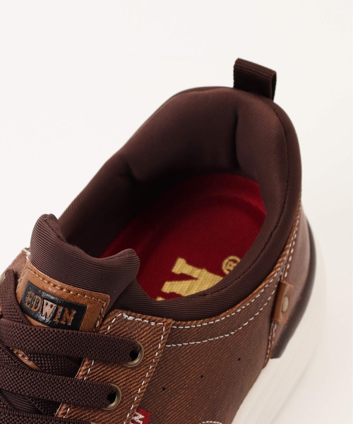 EDWIN(エドウィン)の「EDWIN 軽量・幅広 スニーカー(スニーカー・メンズ・ブラウン/ブラック・25.5cm/26cm/26.5cm/27cm/25cm)」の4枚目の写真