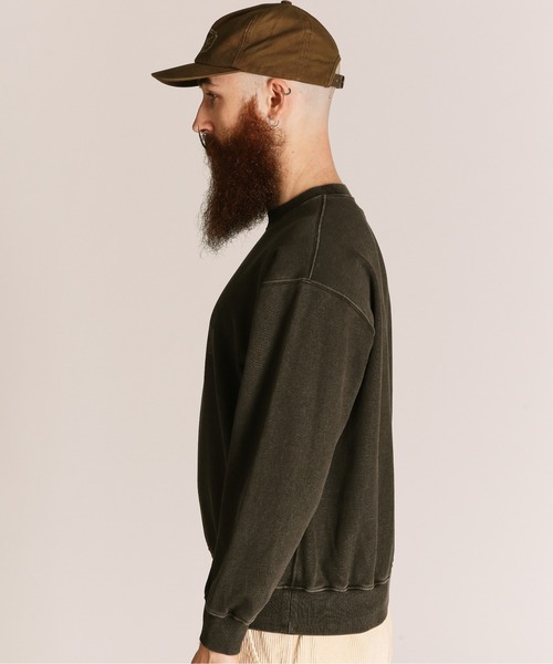 Schott(ショット)の「Schott/ショット/PIGMENT SO FAR SO GOOD CREW SWEAT/ピグメント ソー ファー ソー グッド クルースウェット(スウェット・メンズ・レッド/ブルーグレー/ブラック・2XL/XL/L/M)」の6枚目の写真
